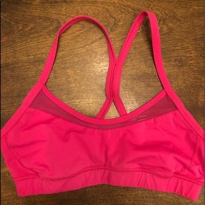 lululemon All You Need bra. Jeweled magenta.